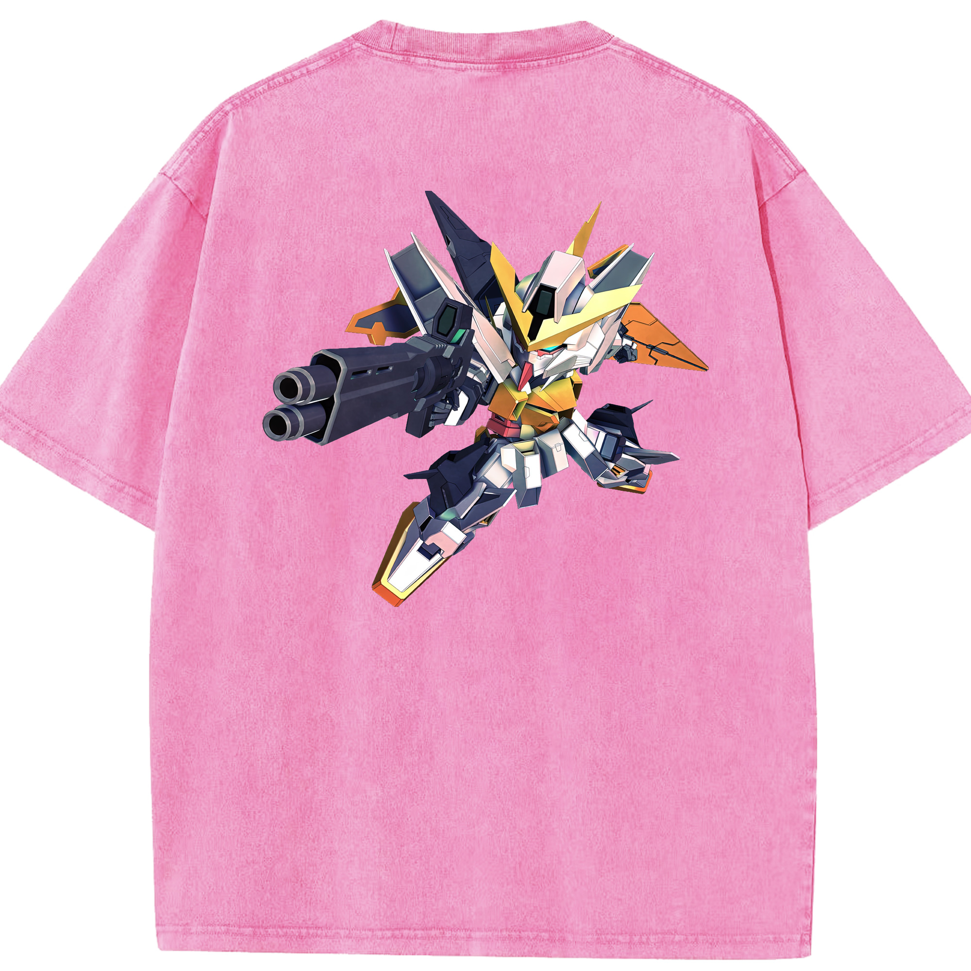 （画像用） 機動戦士ガンダム Mobile Suit Gundam 綿100% ヴィンテージ風 半袖Tシャツ（背面プリント）